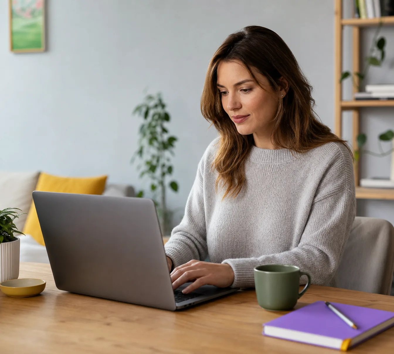 Western employer posting a project from a home office