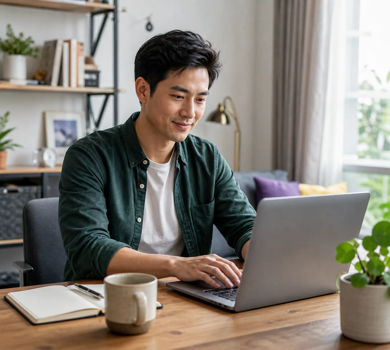 Chinese freelancer completing and delivering client work